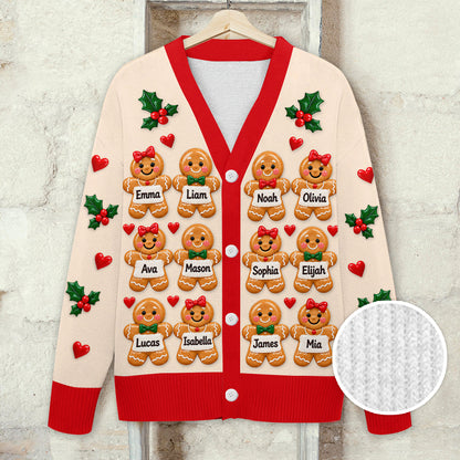 Grandma's Perfect Batch - Personalized Grandma Cardigan Sweater