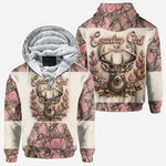Country Girl - Personalized Hunting All Over Shirt