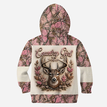 Country Girl - Personalized Hunting All Over Shirt
