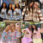 Any Photo Bestie Forever - Personalized Bestie Cardigan Sweater