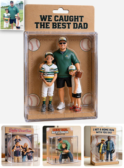 We Caught The Best Dad - Personalized Father Acrylic Display Box