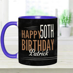 Happy Birthday - Personalized Birthday Accent Mug