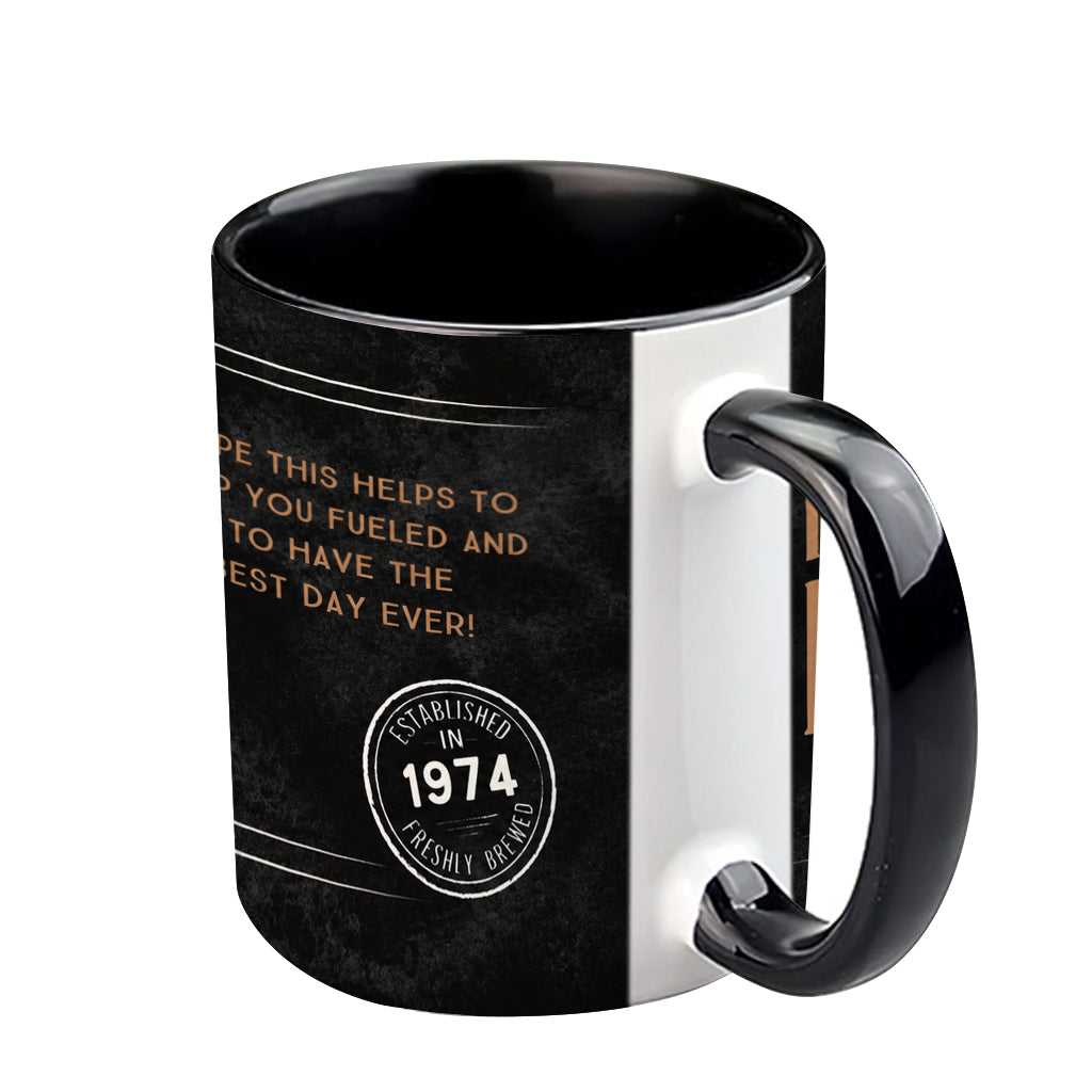 Happy Birthday - Personalized Birthday Accent Mug