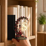 Any Photo With Initial Lamp - Personalized Self Love Bookshelf Lamp