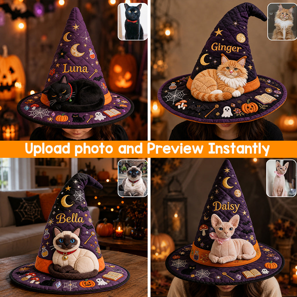 Little Magic - Personalized Witch Quilt Witch Hat