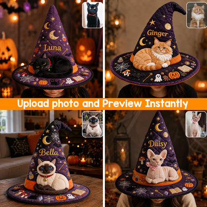 Little Magic - Personalized Witch Quilt Witch Hat