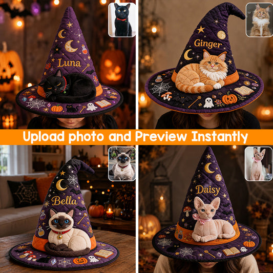 Little Magic - Personalized Witch Quilt Witch Hat