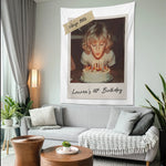 Birthday Gift - Personalized Birthday Wall Tapestry