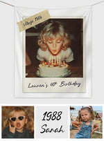 Birthday Gift - Personalized Birthday Wall Tapestry