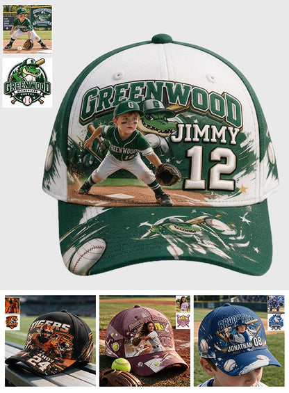 Any Sport From Any Photo - Personalized Baseball Classic Cap