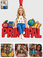 Teacher Life - Personalized Teacher Premium 3D Ornament
