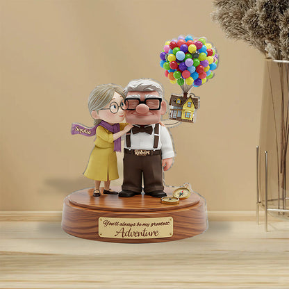 You Are My Greatest Adventure - Personalized Mouse Custom Shaped Acrylic Plaque