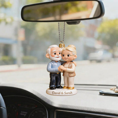 Merry Christmas - Personalized Couple Premium 3D Ornament