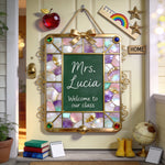 Teacher Gifts - Personalized Teacher Custom Shaped Wood Sign
