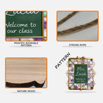 Teacher Gifts - Personalized Teacher Custom Shaped Wood Sign
