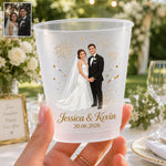 Together Forever - Personalized wedding anniversary Frosted Cup