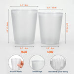 Together Forever - Personalized wedding anniversary Frosted Cup