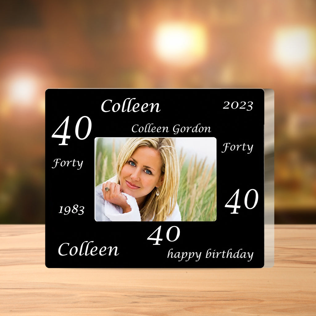 Happy Birthday - Personalized Birthday Custom Shaped Acrylic Plaque