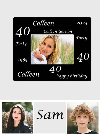 Happy Birthday - Personalized Birthday Custom Shaped Acrylic Plaque