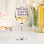 Happy Birthday - Personalized Birthday Wine Glass With Long Stem