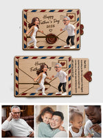 Custom Family Hug - Personalized Father Sliding Ornament