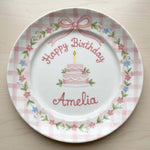 Birthday Gift - Personalized Birthday Ceramic Round Plate