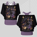 Magic Witch - Personalized Witch Off-Shoulder Top Set