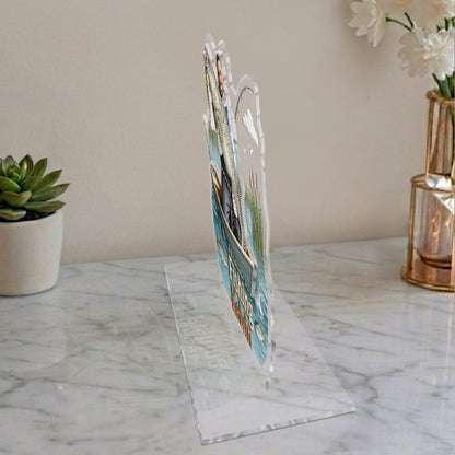 Fishing Is My Therapy - Personalized Fishing 2-Layer Acrylic Freestanding