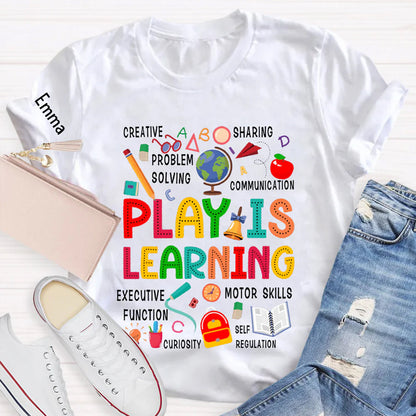 Back To School - Personalized Teacher All Over Shirt