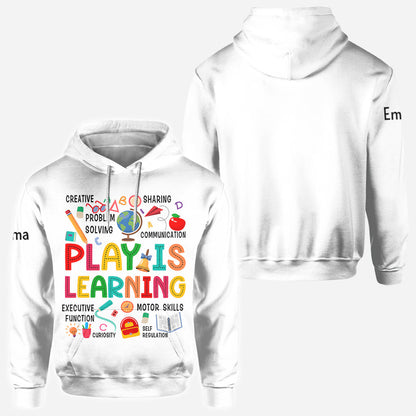 Back To School - Personalized Teacher All Over Shirt