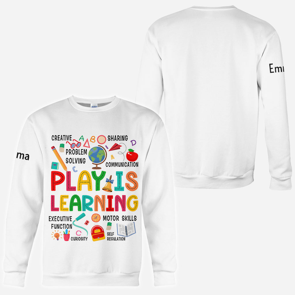 Back To School - Personalized Teacher All Over Shirt