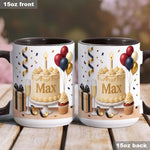 Happy Birthday - Personalized Birthday Accent Mug