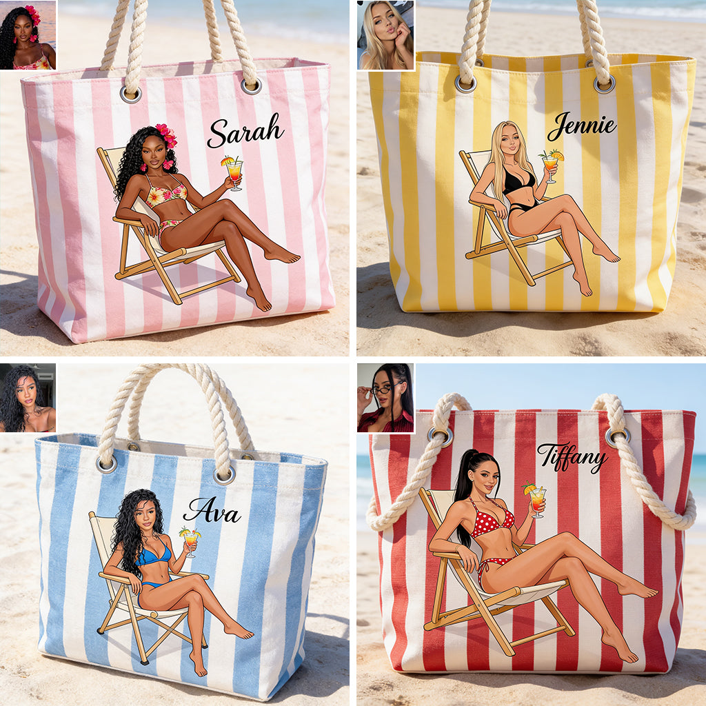 Summer Escape Collection - Personalized Sea Lover Beach Bag