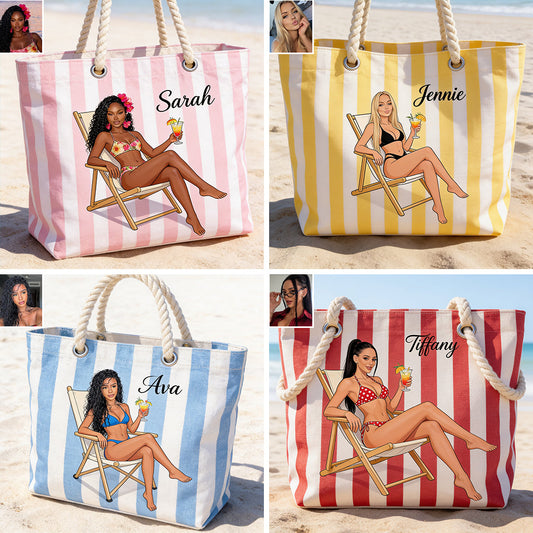 Summer Escape Collection - Personalized Sea Lover Beach Bag