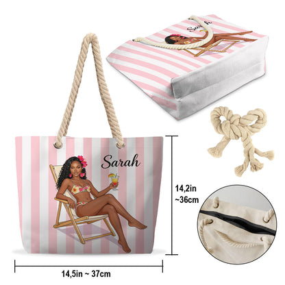 Summer Escape Collection - Personalized Sea Lover Beach Bag
