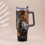 It's Time - Personalized Witch Tumbler With Plush Charm