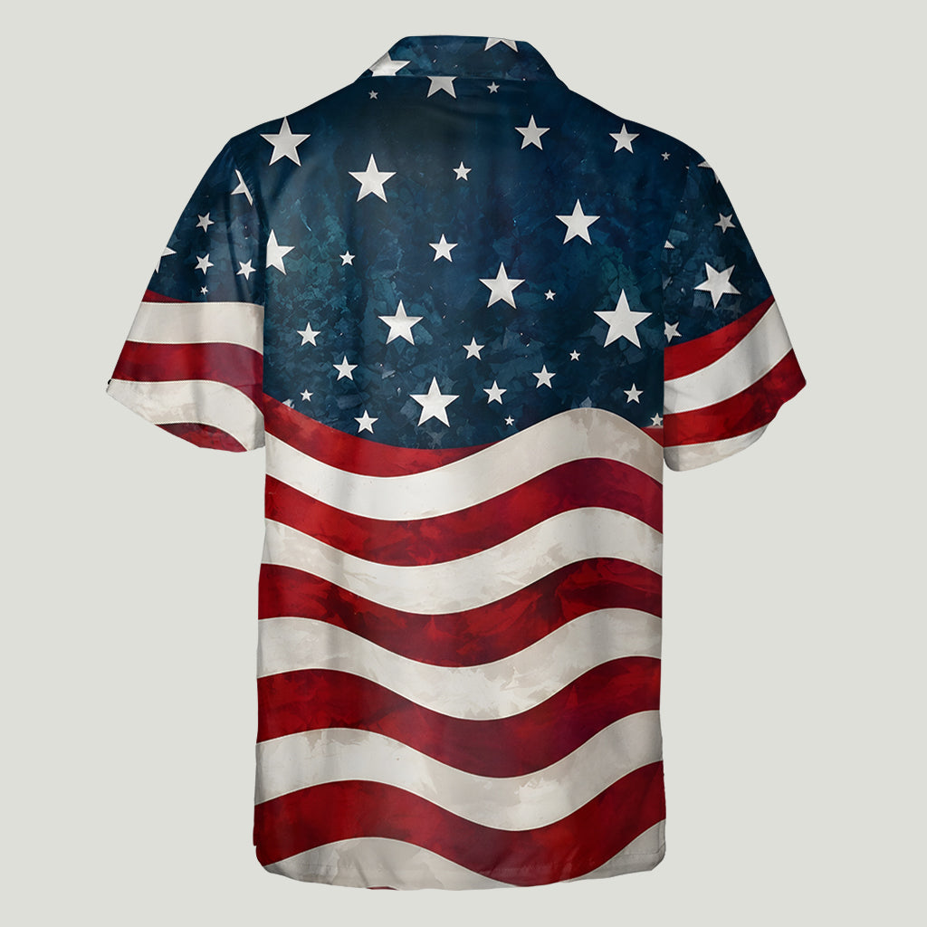 Bigfoot, Hiking/ Camping/ Fishing Lovers Gift, America Sasquatch, 4th Of July - Personalized Camping Hawaiian Shirt