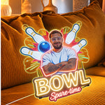 Custom From Any Photo - Personalized Bowling Neon LED Light Sign