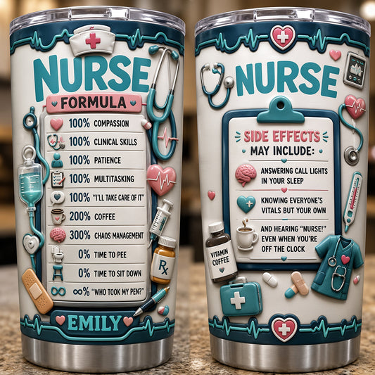 Nurse Life - Personalized Nurse Tumbler