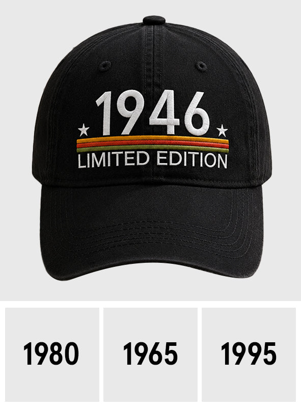 Birthday Gift - Personalized Birthday Embroidered Classic Cap
