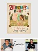 Birthday Gift - Personalized Birthday Wall Tapestry