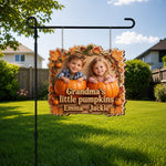 Pumpkin Garden - Personalized Grandma Wood Sign With Stake