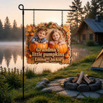 Pumpkin Garden - Personalized Grandma Wood Sign With Stake