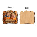 Pumpkin Garden - Personalized Grandma Wood Sign With Stake