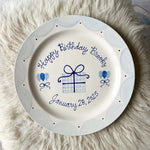Happy Birthday - Personalized Birthday Ceramic Round Plate