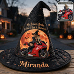 My Broom Broke - Personalized Biker Quilt Witch Hat