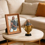 Custom Any Photo Best Papa/Dad/Uncle - Personalized Father Premium 3D Figurine