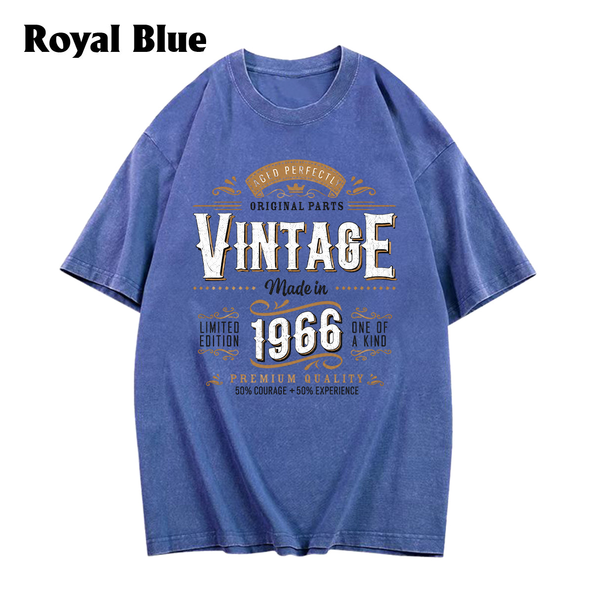 Birthday Gift - Personalized Birthday Washed T-Shirt