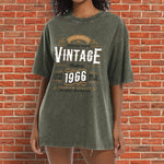 Birthday Gift - Personalized Birthday Washed T-Shirt