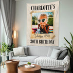Birthday Gift - Personalized Birthday Wall Tapestry